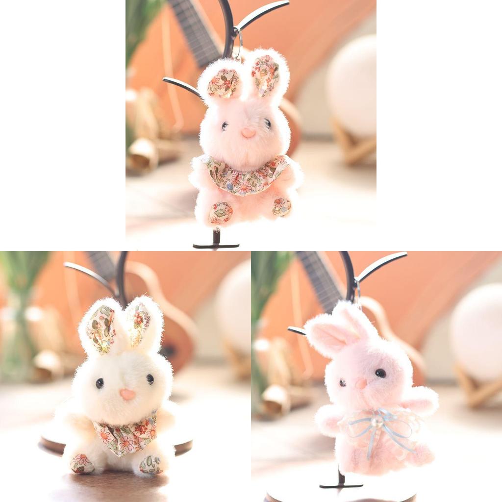 Plush Bunny Keychain With Soft Short Pile Plush For Kids And Adults