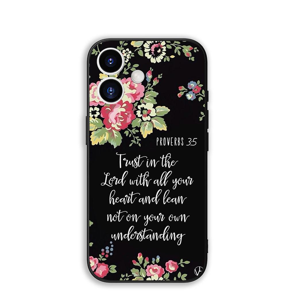 Cover for Apple iPhone 17 16 Plus 13 12 Pro Max Mini X XR Xs ProMax 16E 15+ 17+ Air Phone Case Bible Verse Christian Jehovah God