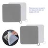4pcs Flat Suction Cover Silicone Odor Resistant Strong Suction Multifunctional Drain Plug Cover White Gray
