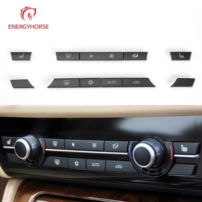 11Pcs Key Car Caps Repair Kit A/C Heater Button Switch Cover Fit for BMW 5 Series F10 F07 GT
