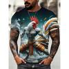 Jackets, men's printed T-shirts, fashionable prints, street style