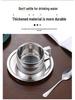 304 Stainless Steel Double-Layer Insulated European Coffee Cup Set - 3-Piece