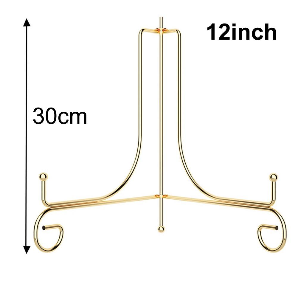 4 6 8 10 12inch Plate Stands Iron Photo Pedestal Durable Display Stand  Home Decoration