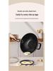 Maifan Stone Non-Stick Lightweight Wok Frying Pan for Household Universal Stovetop.