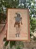 Handmade Lord Krishna Wall Hanging/Traditional Indian Pichwai Style Painting/Wooden Frame