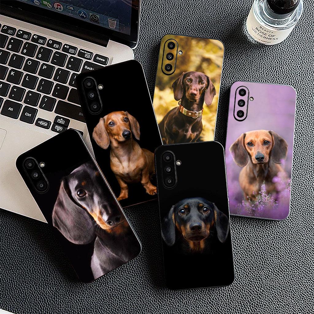 Phone Cover for Motorola Moto G86 G57 E14 E15 G14 G34 G35 G84 G24 A54 G15 Power E22 Casing Soft Case Wallpaper Dachshund Dog