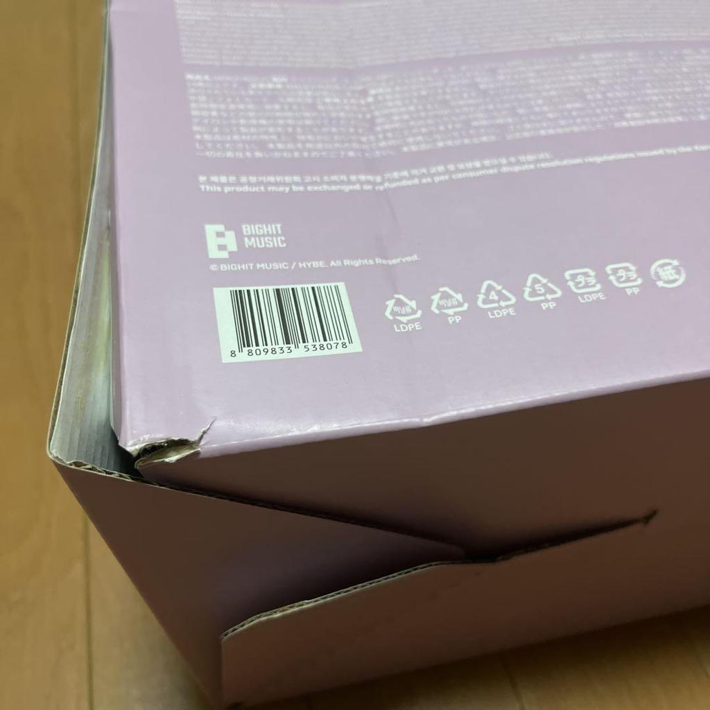 [USED] BTS Merch Box 7 Clear Bag Photo Card Garbage Bag