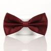 Men's Classic Double Layer Black Bow Tie for Weddings and Formal Events