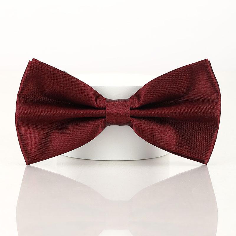 Men's Classic Double Layer Black Bow Tie for Weddings and Formal Events