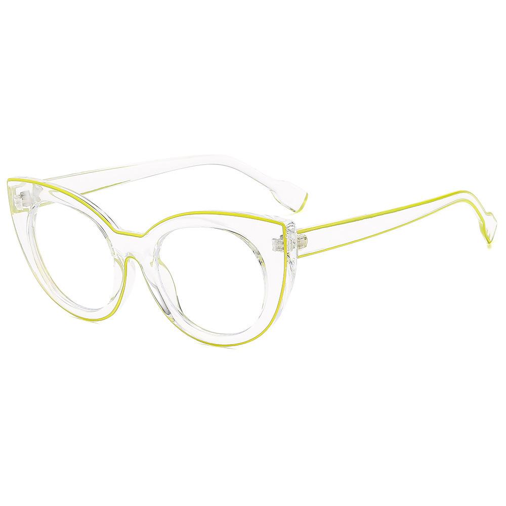 Fashion Designer Anti Blue Light Women Reading Glasses Prescription Glasses Optical Eyewear Single Focus Presbyopic Glasses+3.5