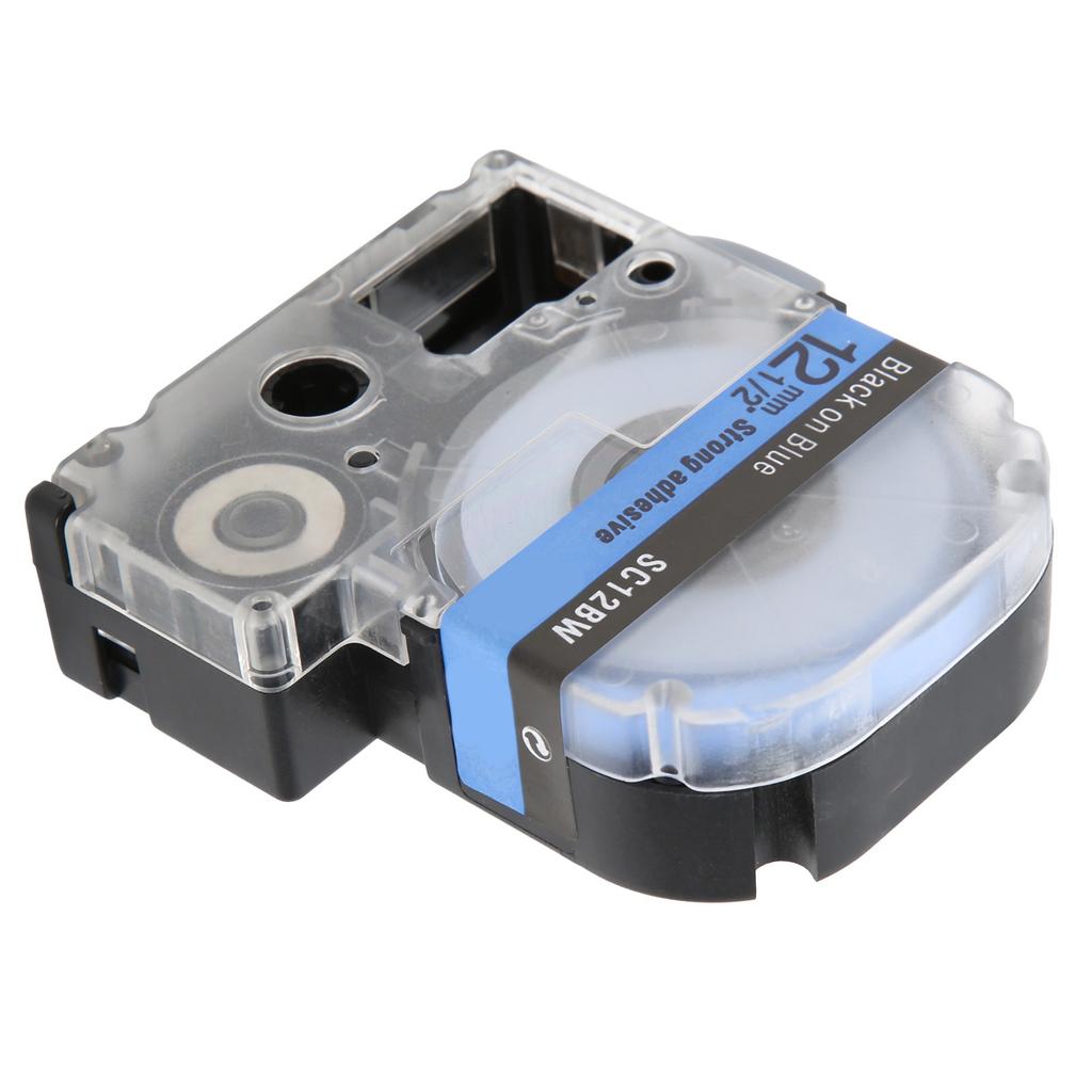Labeling Tape Corrosion Wear Resistance 12mm Anti Corrosion Label Making for KING JIM Printer