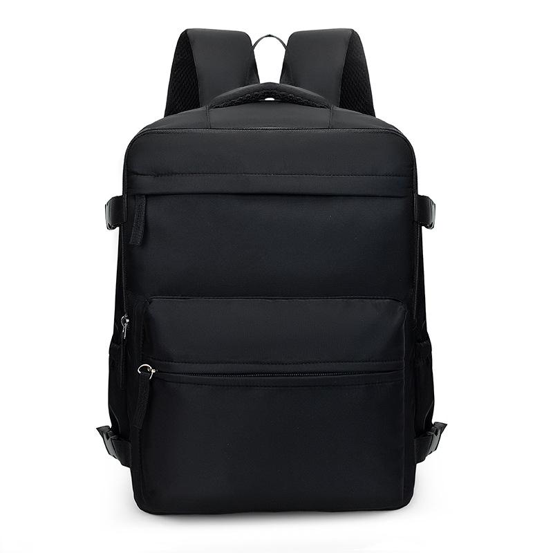 Versatile Wear-Resistant Business Laptop Backpack with Wet/Dry Separation & Trolley Sleeve