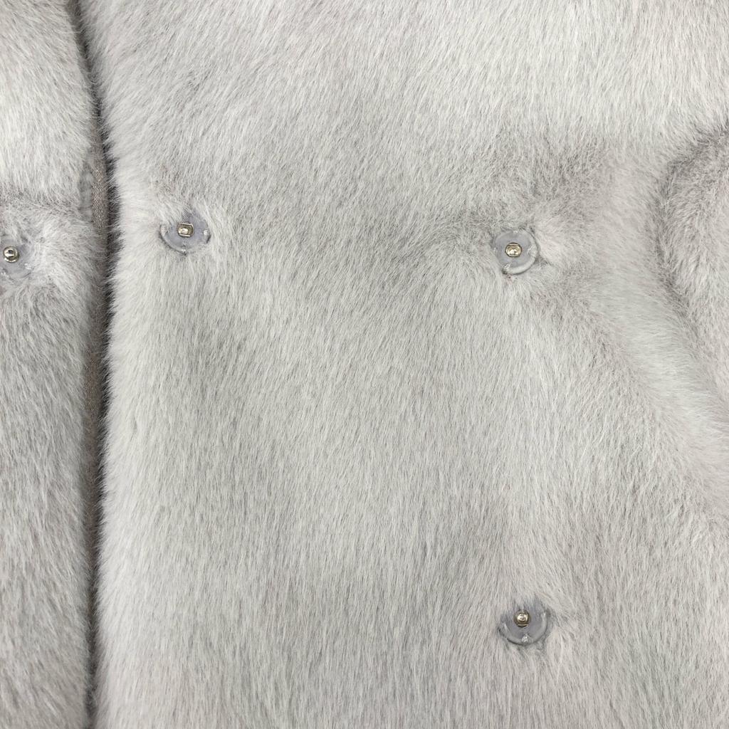 Pinkey & Dianne 0312251947 Gray Four Rex Short Coat coat 36 grayUsed