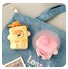Cartoon Milk Dumpling Style Mini Rechargeable Handheld Fan for Kids - Portable Summer Cooling Outdoor Fan