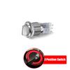 Interruttore Rotativo Selettore Metallico Illuminato DPDT Impermeabile 19mm Ritorno Automatico Fissaggio Autobloccante 2/3 Posizioni con LED