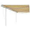 VidaXL Automatic Retractable Awning with Posts Terrace Awning Balcony Awning Garden Patio Outdoor Shading of 3070008
