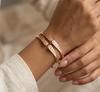 Handmade Hammered Copper Cuff Bangle for Women  Adjustable Open Bangle Bracelet Boho Tribal Style Jewelry  Gift for Her