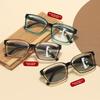 New Fashion Photochromic Multifocal Presbyopia Glasses Men's and Women's High-definition Anti Blue Light Glasses Diopter To +4.0