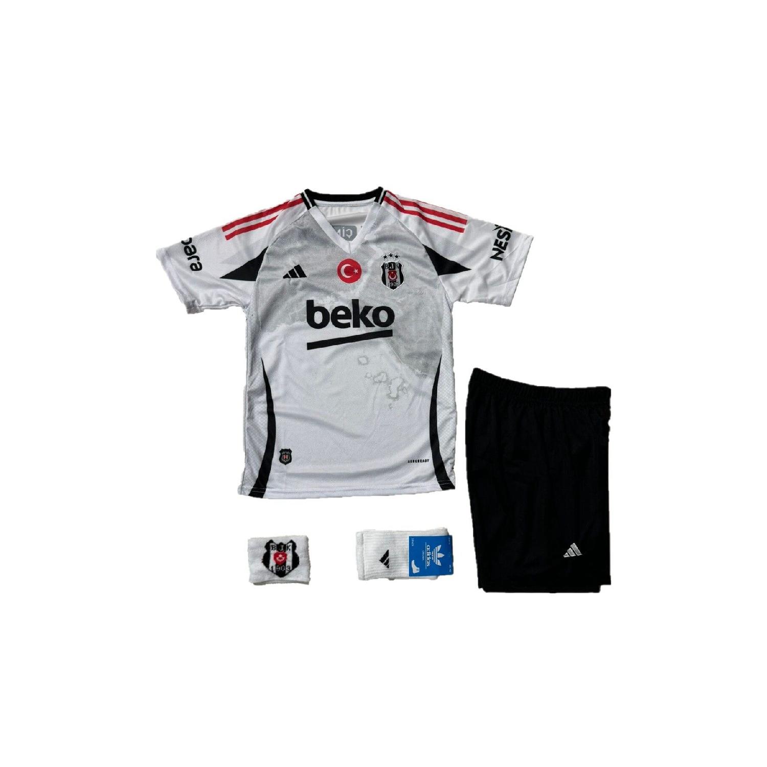 

Bkta Anonymous White 2024/2025 Season Kids Football Team Jersey Set Of 4 3-4 Yaş фиолетовый