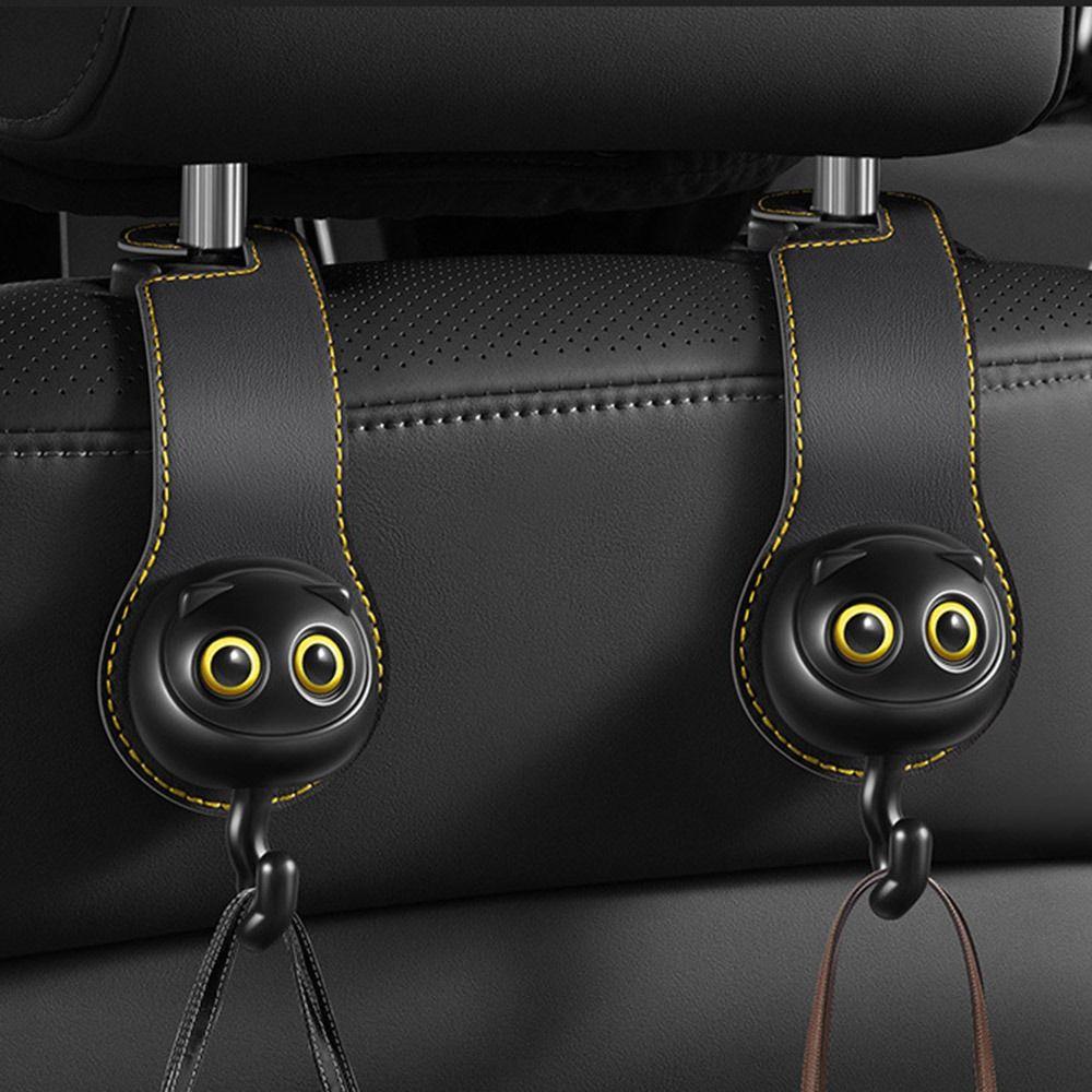 Blink Cat Car Seat Headrest Hooks Hidden Car Interior Accessories  For Clothes Coats Bags