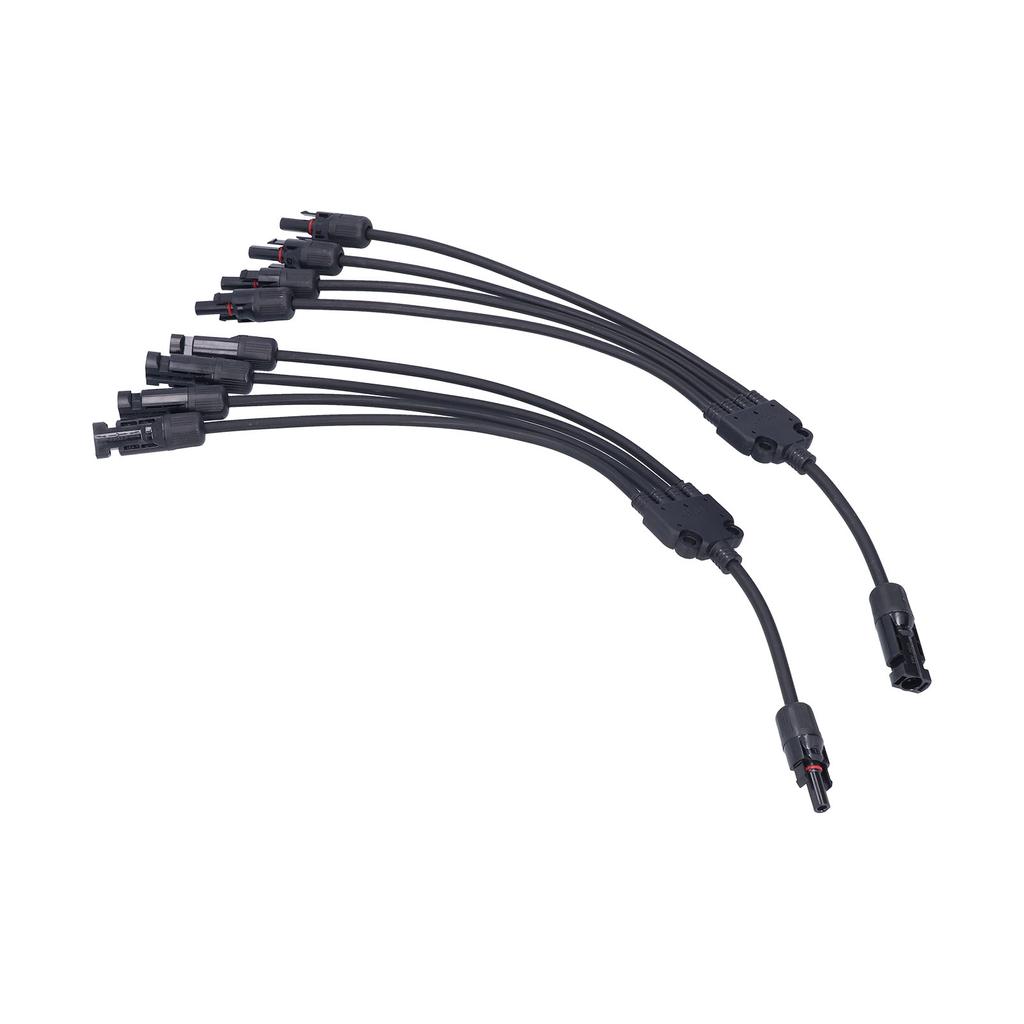 Solar Panel Connector 4 Branch Y Type Parallel Connector Solar Panel Extension Cable PV Wire Adapter