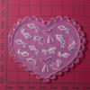 3D Rose Heart Fish Shaped Mold Nail Art Mold Silicone Combination Decorative Mold Nail Art Making Tool Carving Mould