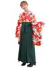 Hakama Set for Graduation Elementary School Graduation Elementary School Elegant Junior Meiji Modern Hakama Length [KYOETSU] [Kyoetsu] Ceremony,