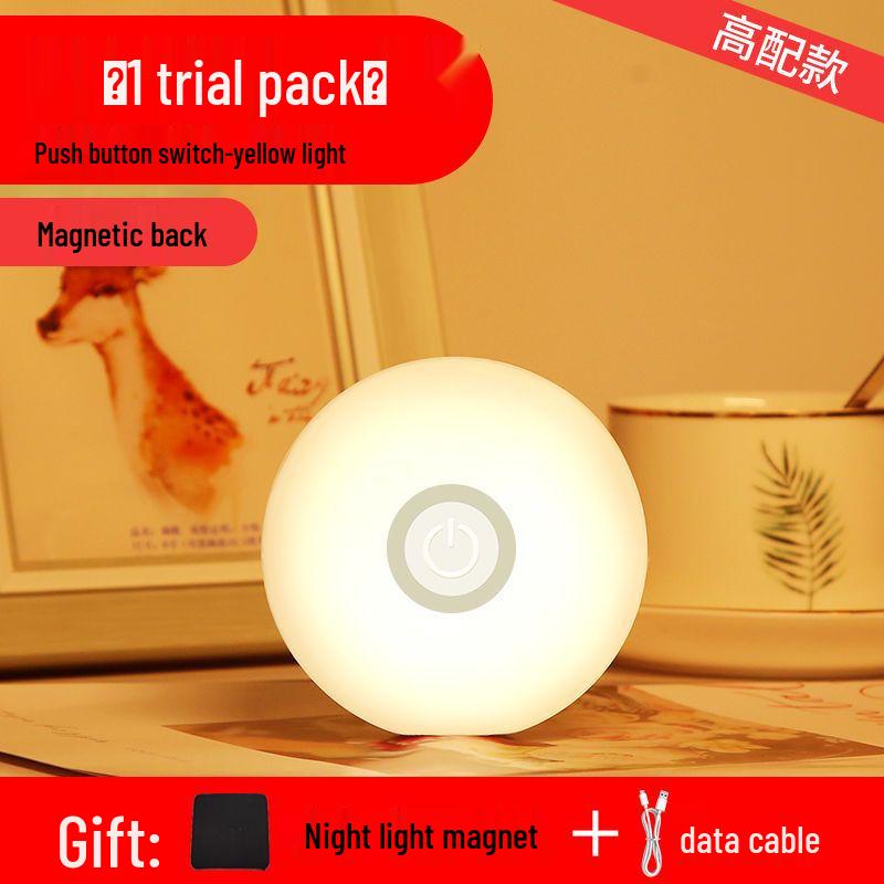 

Rechargeable LED Eye Protection Night Light: Dual-Purpose Bedside Lamp for Student Dorms & Bedrooms