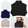 Mock-Top-Stil Falscher Kragen Einfarbige Nackenabdeckung Vintage Abnehmbare Kragen für Damen
