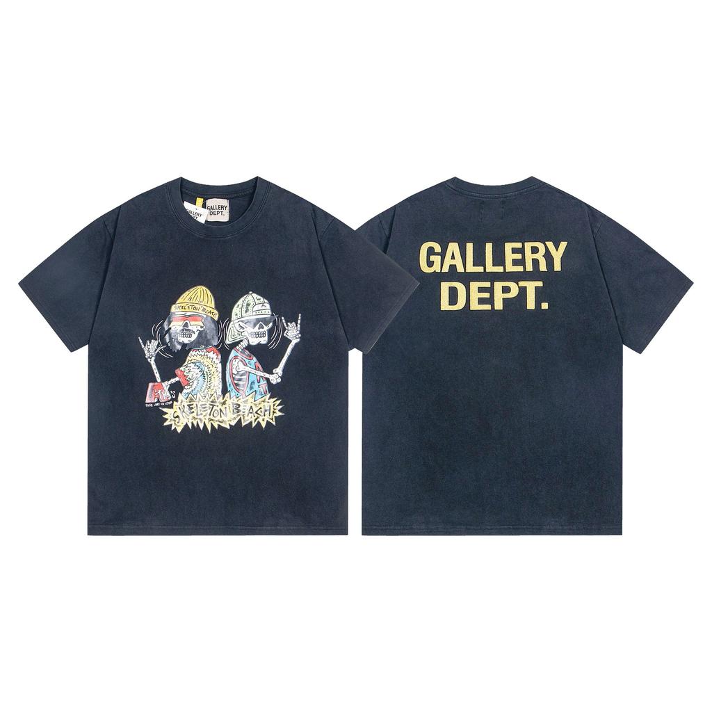 26SS Foreign Trade Gallery Dept T-Shirt Collection Gallery Casual Short Sleeve Men's and Women's Same Style Factory Spot Straight Hair