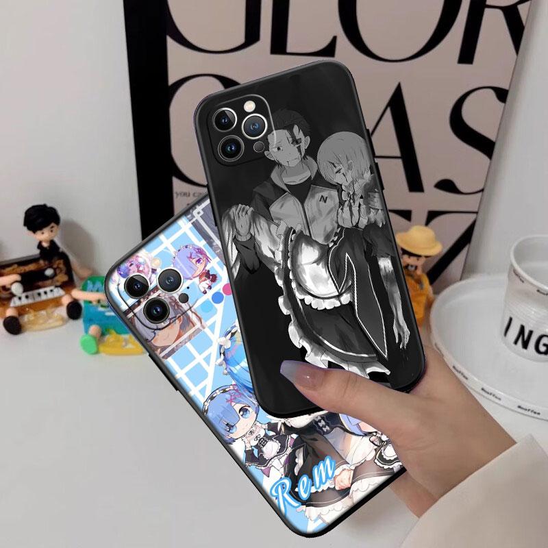 Re Zero Emilia Ram Rem New High-End Shell Phone Case for Redmi Note 13 14 Pro+ Plus A3 A3X 13X 13C 13R 14S 14C 14R