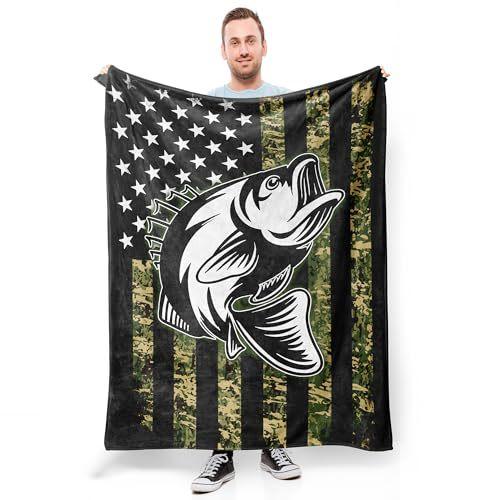 Sea Fish Pattern Flannel Blanket Sheet Bedspread Decorative Blanket Sofa Blanket
