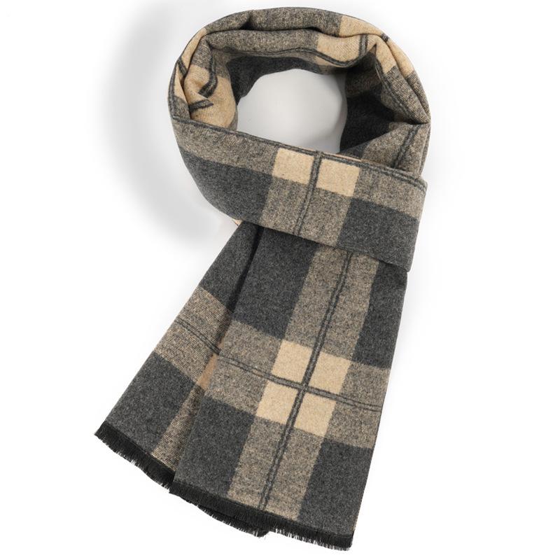 

Мужские шарфы Мужские зимние теплые клетчатые длинные искусственный кашемир мужские шарфы на заказ 185cm