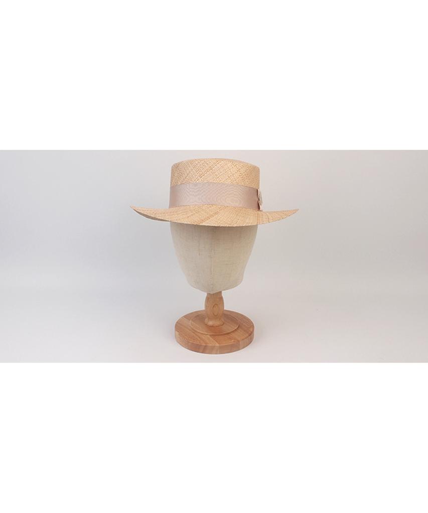 Yunibeosyeolkemiseuteuli Ivory Line Bau Flat Fedora Panama Hat