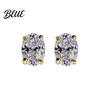 Sparkling Earrings 1 Pair Women Stud Rhinestone Wedding Ear Formal