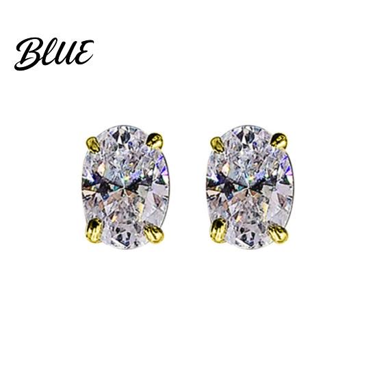 Sparkling Earrings 1 Pair Women Stud Rhinestone Wedding Ear Formal