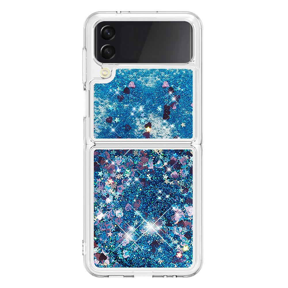 

Чехол Galaxi Z Flip 4 5 Flip4 Glitter Case для Samsung Galaxy Z Flip 3 5G Flip3 Cases Bright Shape Dynamic Liquid Phone Back Cover Samsung Z Flip 5