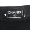 Chanel Midi Length Tight Skirt Charcoal Gray Women Used