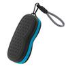 Shelinc Swimming Goggle Breathable Carabiner Easy To Silicone Zipper Closure Case, Design, Included, Carry, (Black)