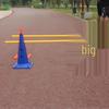 Square Hole Hurdle & Cone Training Set for Football & Basketball