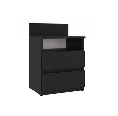 BEDSIDE TABLE BEDROOM MALWA M1 BLACK