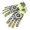 1 Pair Kids Soccer Gloves Latex Collision Resistance Football Goalkeeper Gloves for Grip Finger Guard Yellow Size 7