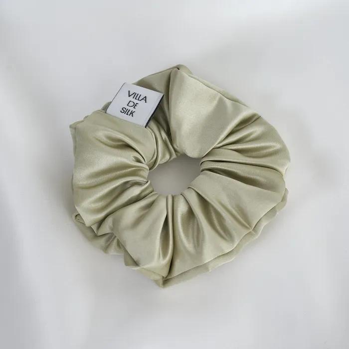 High density 100% silk scrunchie (3 colors)
