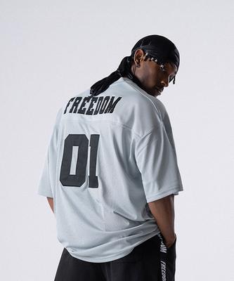 FREEDOM Mesh Rugby Jersey (Grey)