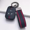 Silicone Key Fob Cover with Keychain for Chevrolet Cruze Aveo Orlando Captiva Spark for Opel Astra J Insignia Corsa D/E Antara Zafira Mokka, 3-button