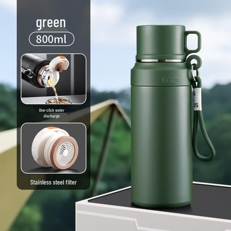UOSO Stainless Steel Portable Tea Thermos