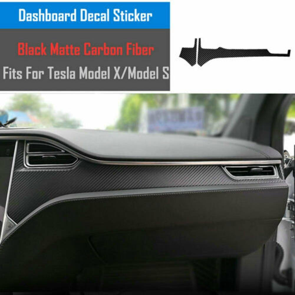 Interior Stickers Center Console Carbon Fiber Look