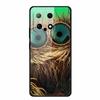 Starry Sky Tempered Glass Phone Case for Xiaomi 14 - Unisex Model, Hot Seller