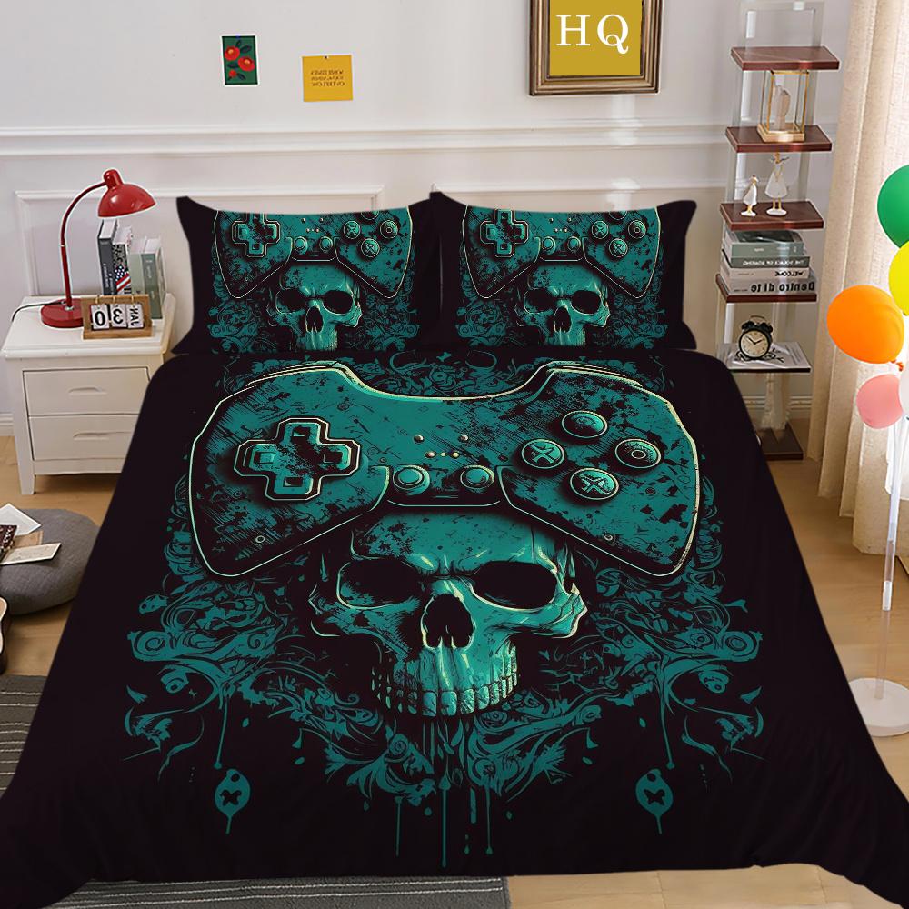 3D Game Console Printing Bedding Set Cover Bedspreads Single Size High Quality Fashion Home Textiles