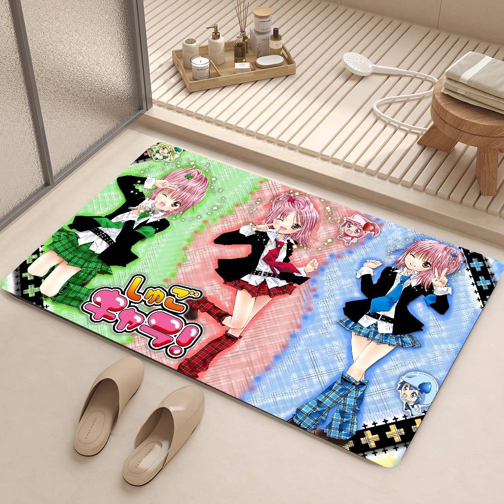 S-Shugo Chara Japonské Anime Podlahový Koberec Severský Styl Domácí Rohožka Koupelnové-Toaletní Podložky Ložnice Hotel Dekorativní Podložka